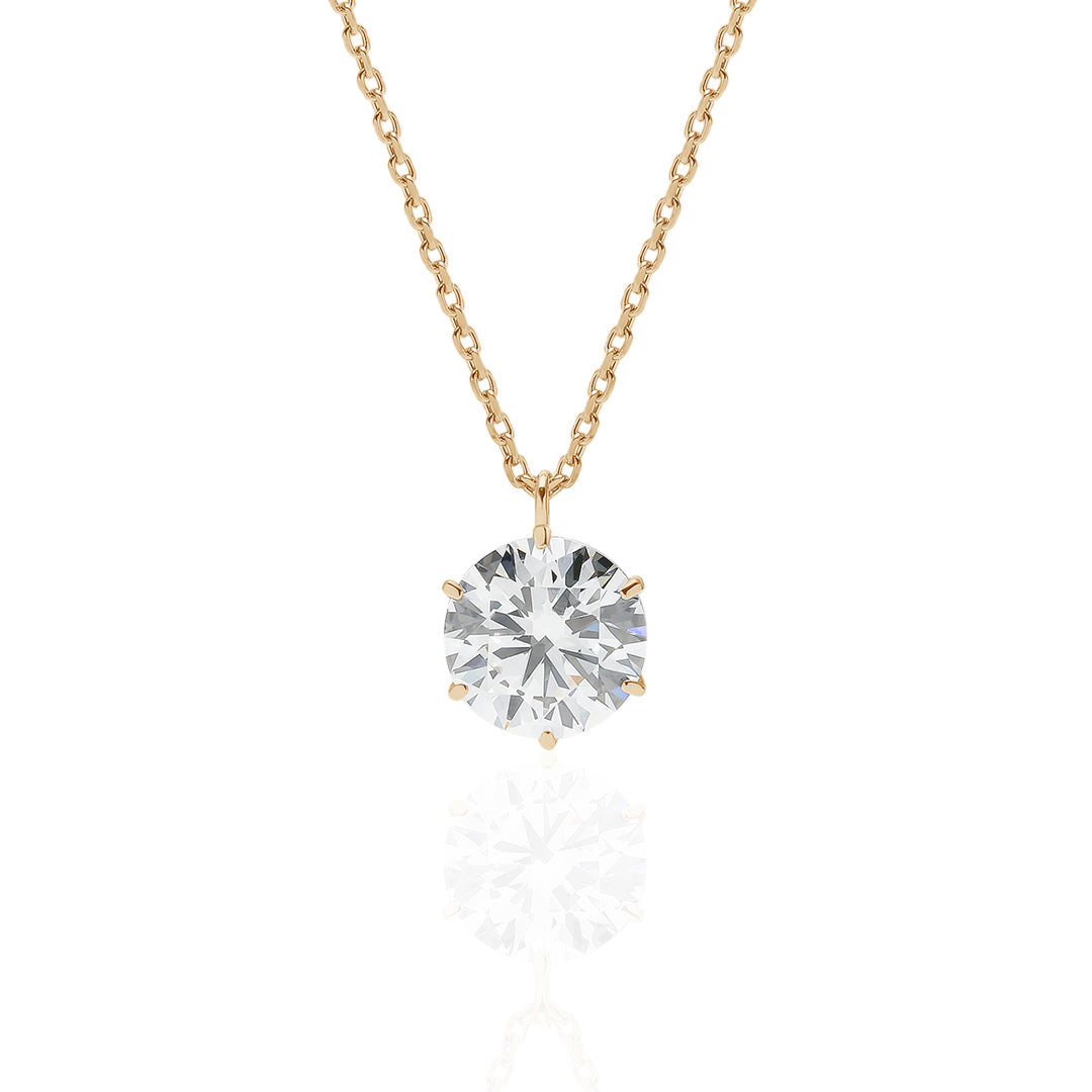 Round 1.0carat Diamond Necklace(prompt delivery)