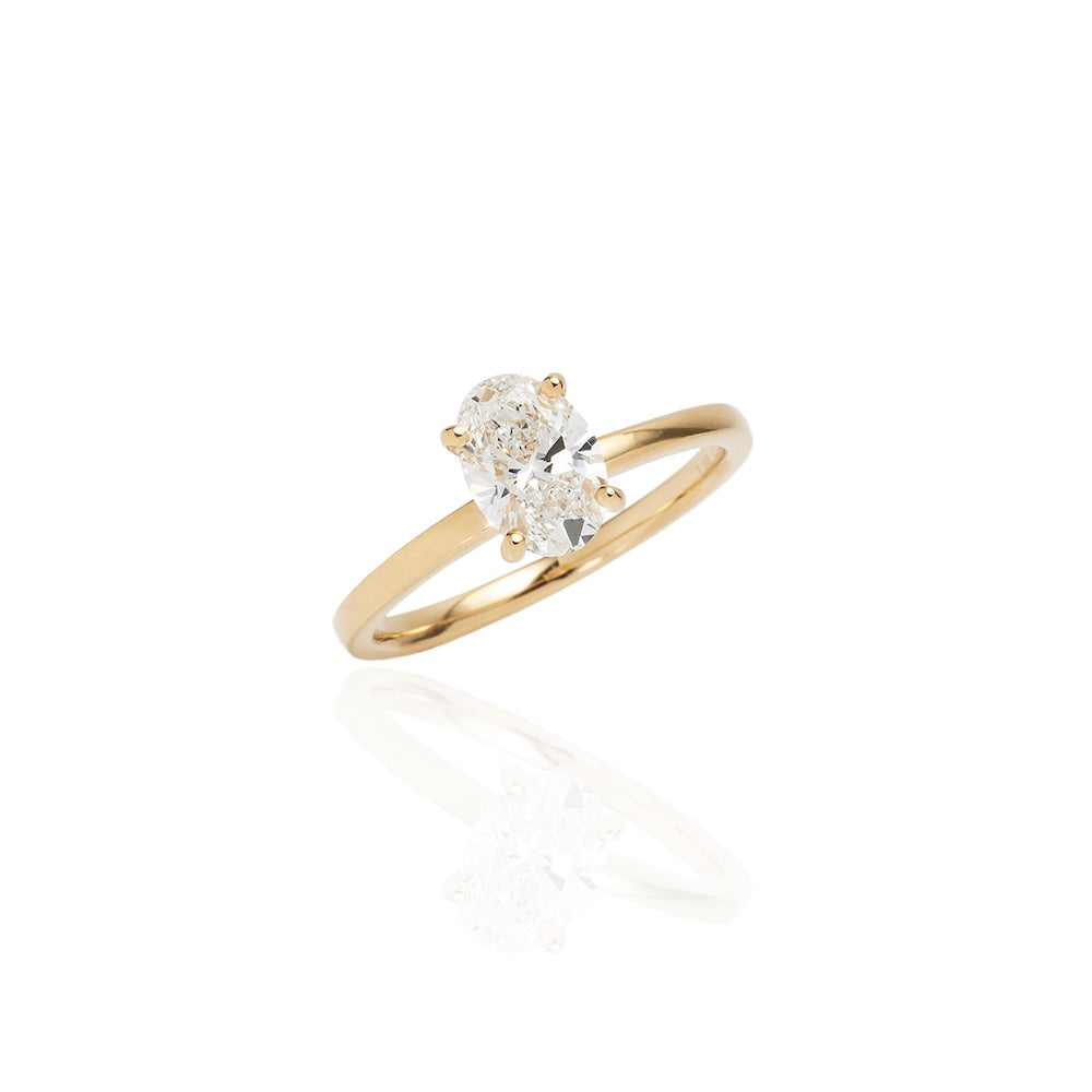 1carat OvalCut Ring