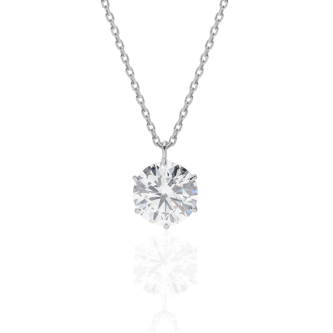 Round 1.0carat Diamond Necklace(prompt delivery)