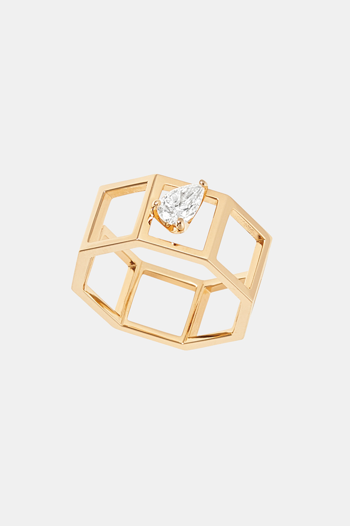 Rococo Ring 0.3ct