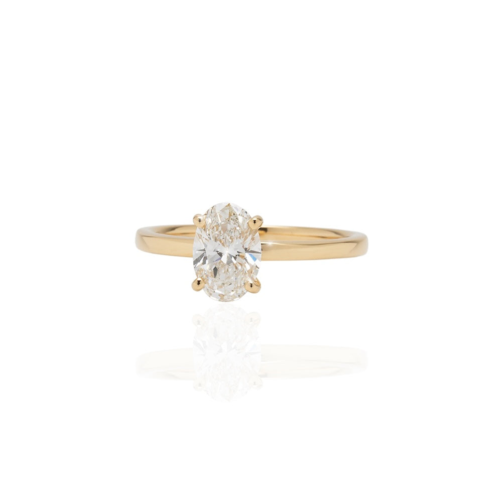 1carat OvalCut Ring