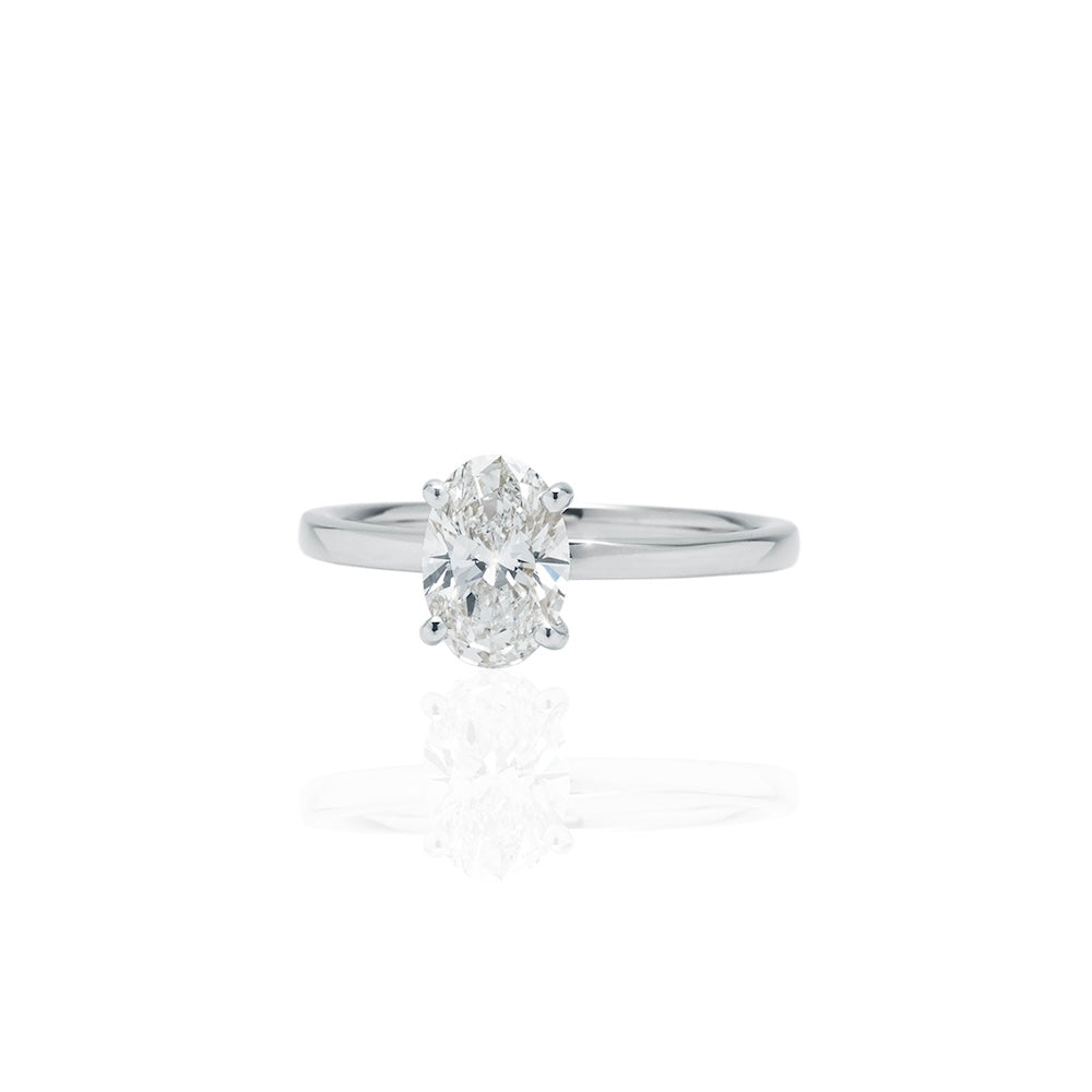 1carat OvalCut Ring